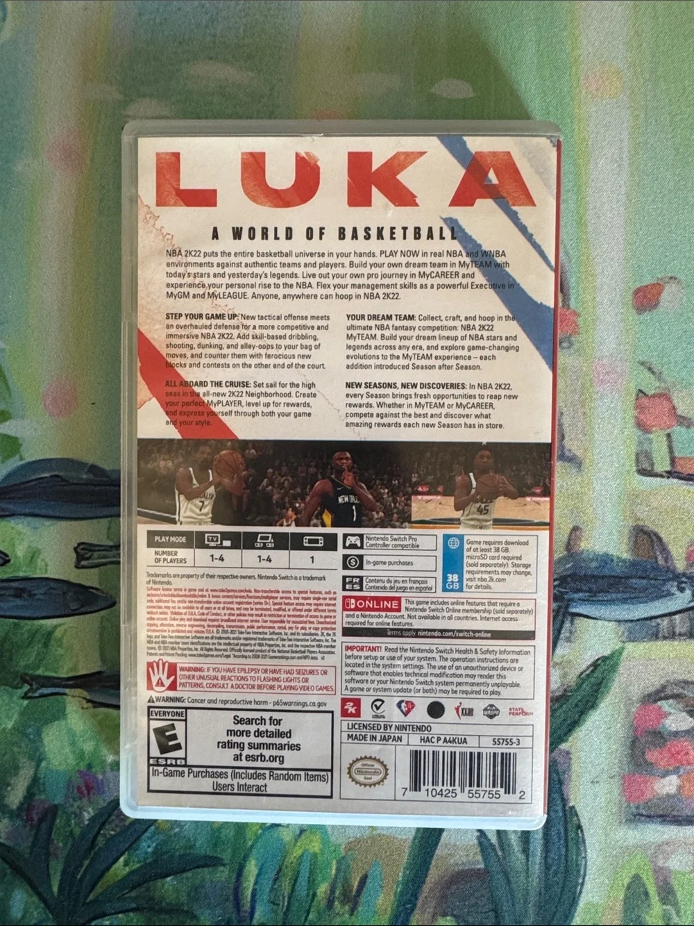 Nintendo Switch NBA 2K22 Game